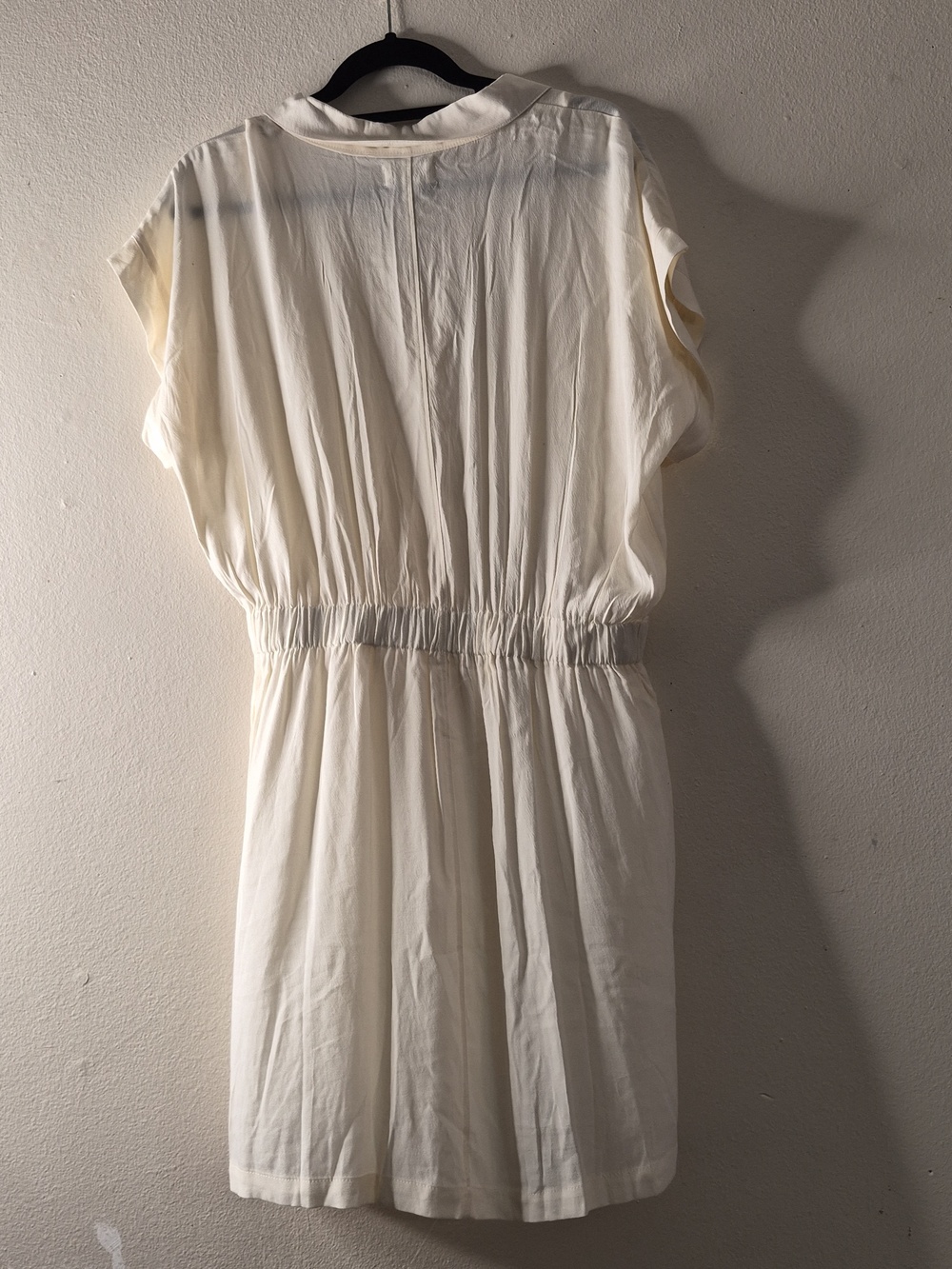 Thread & Supply Ivory Button-Front Short Sleeve Dress - Picture 5 of 8
